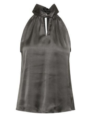 Pieces Rei High neck top - Magnet