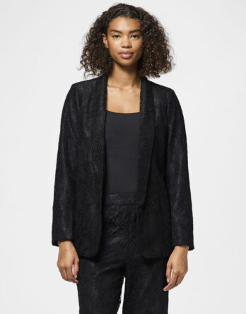 Pieces Bosulla Lace blazer - Black