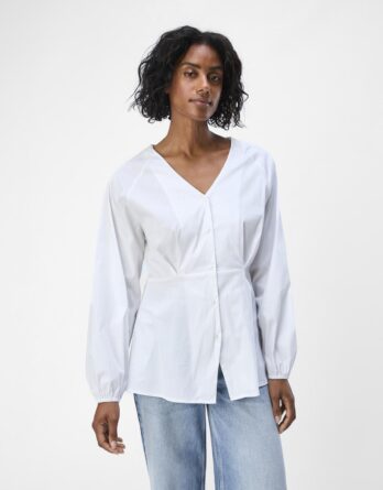 OBJTutta Sculpture shirt - White