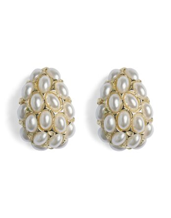 Pieces Dinja Earrings Box - Gold color