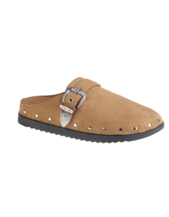 Fia Buckle mules - Camel