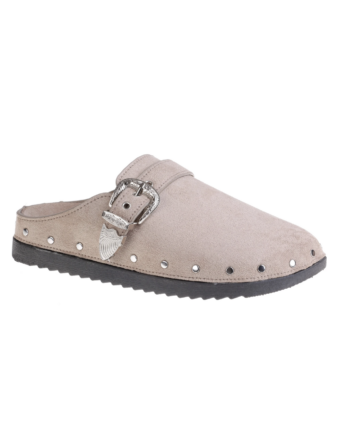 Fia Buckle mules - Beige